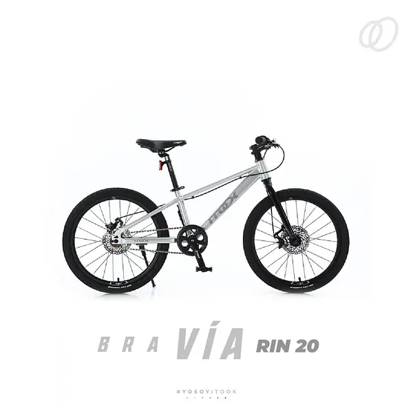 Bicicleta Itook Bravia T-12000 Rin 20" Plateado