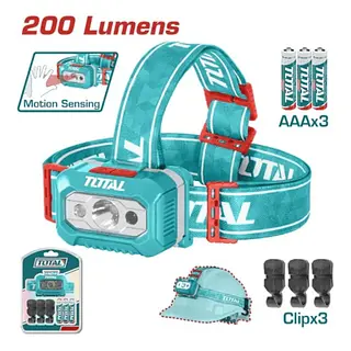 Linterna Led 200 Lumens - 3w Tipo Minera Aaa Total