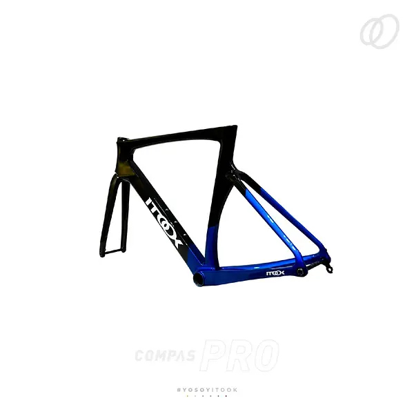 Marco Ruta Compas Pro Negro Mate/Azul Disco M(520)