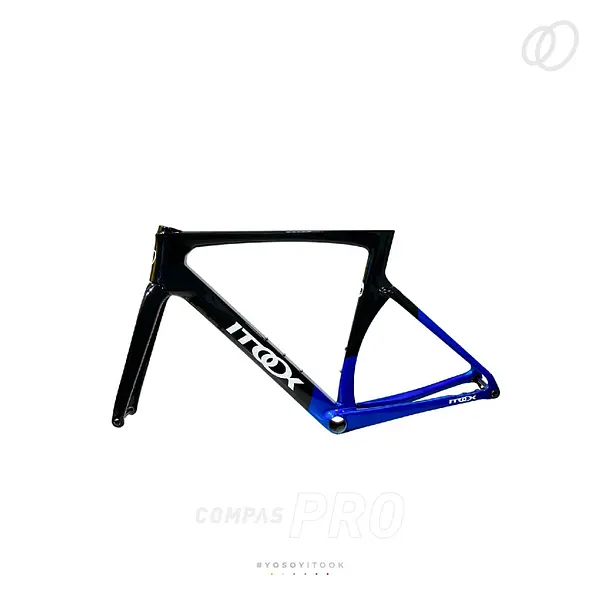 Marco Ruta Compas Pro Negro Mate/Azul Disco M(520)