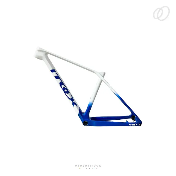 Marco Mtb Fly One Blanco Escarchado/Azul Talla M