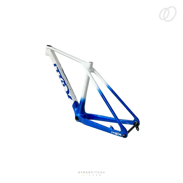 Marco Mtb Fly One Blanco Escarchado/Azul Talla M