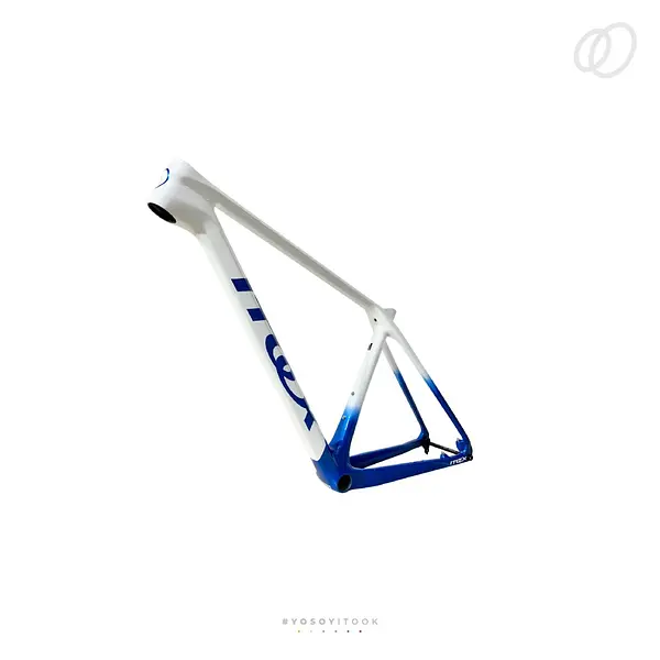 Marco Mtb Fly One Blanco Escarchado/Azul Talla M