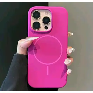 Silicon Case Magsafe Fucsia Iphone 15pro+