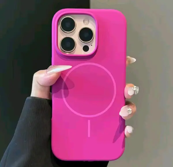 Silicon Case Magsafe Fucsia Iphone 13pro+