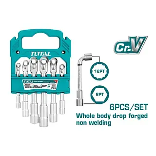 Llave Copa En L Industrial Juego 6 Pcs Total