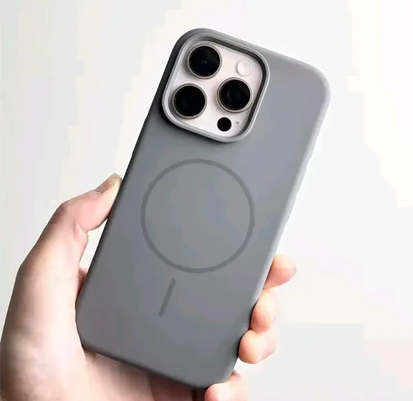 Silicon Case Magsafe Gris Iphone 13