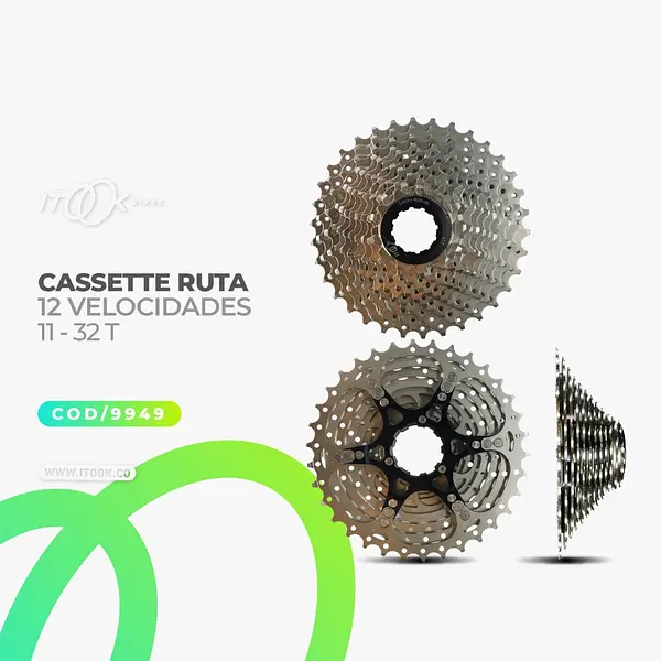 Cassette Itook Ruta 12 Vel 11-32 T