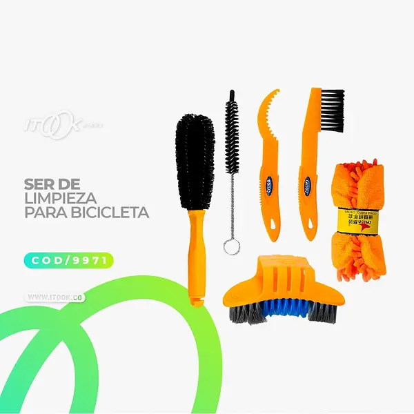Set De Limpieza Para Bicicleta