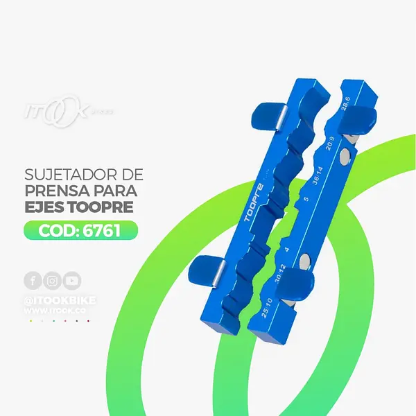 Sujetador De Prensa Para Ejes Toopre
