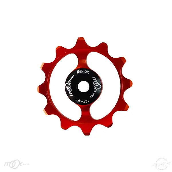 Rodaja Para Tensor 12t Ceramico Roja