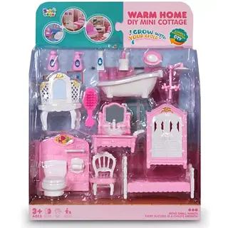 Juguete Con Baño Y Cuarto Para Niñas