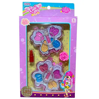 Kit De Maquillaje 2 Mariposas Para Niña