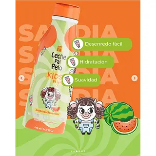 Acondicionador Rizos Kids Leche Pal Pelo