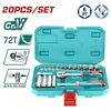 Juego De Copas Y Ratchet 1/4" Super Select - 20pzs Total