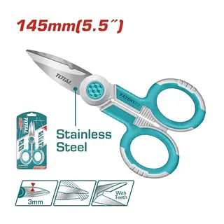 Tijera De Electricista 5.5" Total