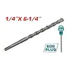 Broca Sds Plus 1/4" Para Rotomartillos Industrial Total