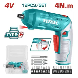 Destornillador Inalámbrico 4v Total