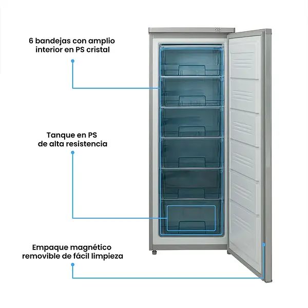 Congelador Vertical Challenger 168l Cv 430 Compacto
