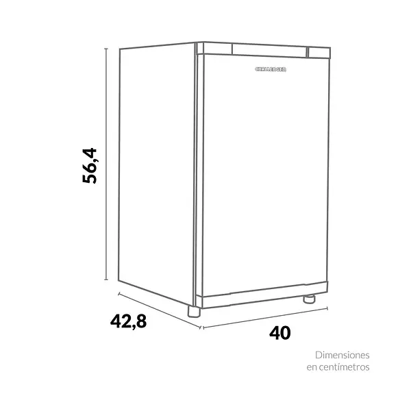 Minibar Challenger 35l Cr 079 | Silencioso Y Compacto