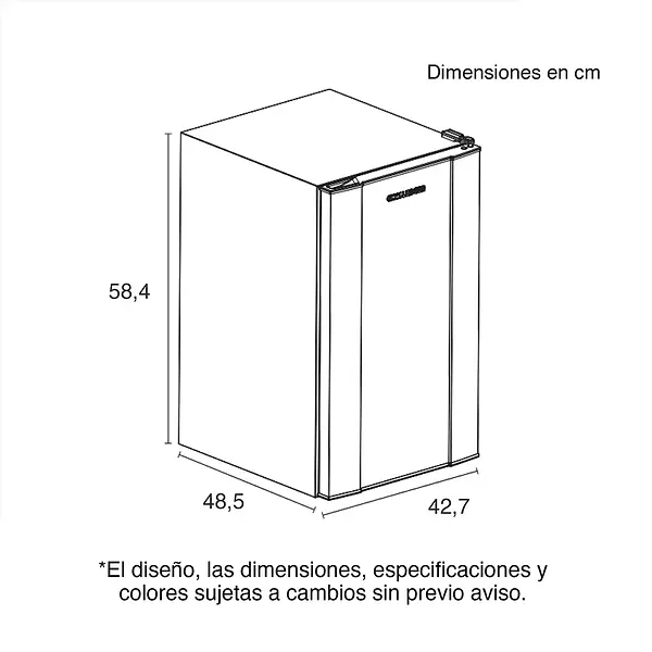 Minibar Challenger 50l Cr 050 | Bajo Consumo Y Silencioso