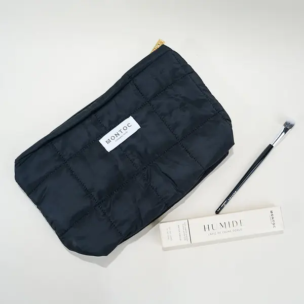 Montoc Cosmetiquera Nylon Rosada Mn0155
