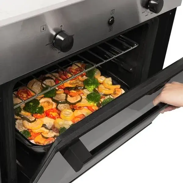 Combo 1 Challenger: Estufa, Horno Y Campana Negra 60 Cm