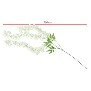 Flores Blancas Colgantes Artificiales Blancas
