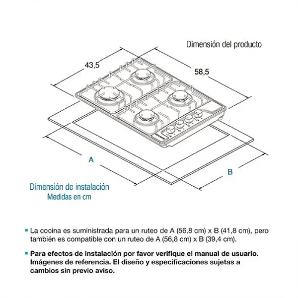 Combo Challenger: Estufa Sp6043, Horno Hg2555 Y Campana Cx40