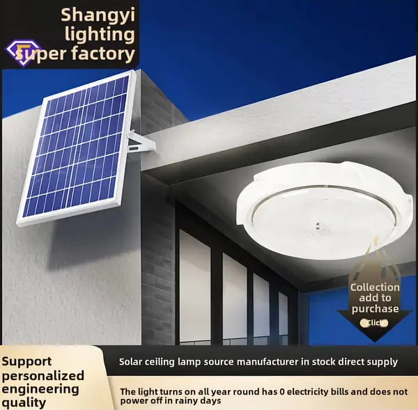 Lampara Solar Para Interiores Led Ahorro Energia Hogar