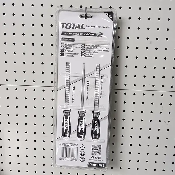 Juego De Limas De Acero 8" - 3pzs Industrial Total