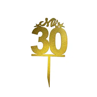 Topper Decorativo De Mis 30 Años