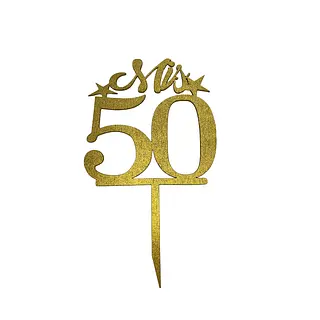 Topper Decorativo Mis 50 Años
