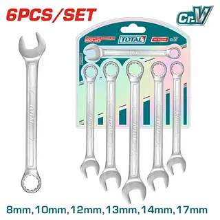 Juego De Llaves Mixtas 8-17mm - 6pzs Super Select Total