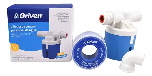 Valvula De Control Para Nivel De Agua De 1/2