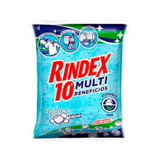 Detergente Rindex 10 Bicarbonato Limón Espuma Multibeneficio