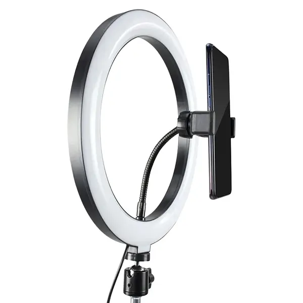 Aro De Luz Led Para Video Selfies Regulable Con Tripode