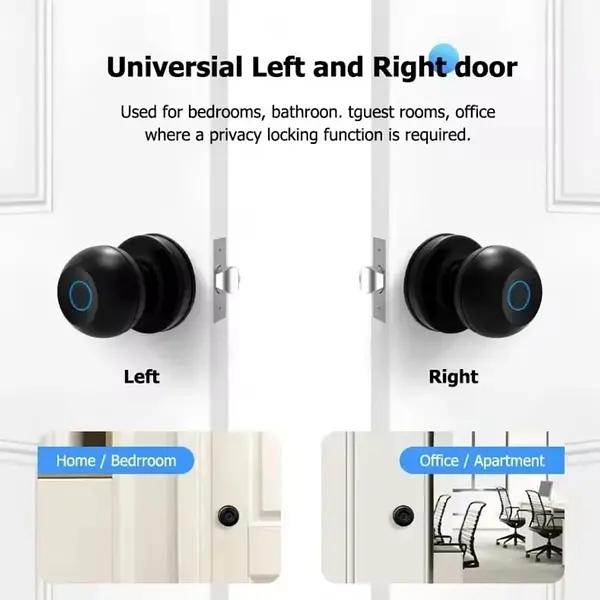 Cerradura Inteligente Wifi App Tuya Con Huella Dactilar Casa