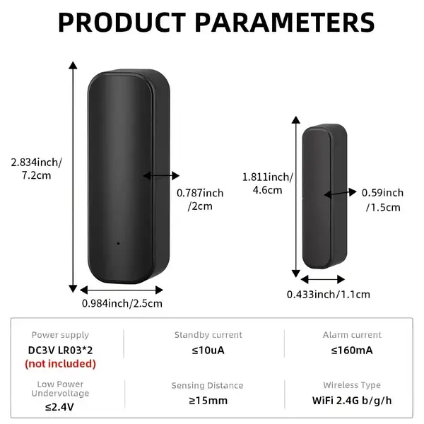 Sensor De Movimiento Wifi Inteligente Seguridad App Tuya