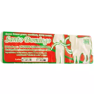 Queso Doble Crema Santo Domingo (Bloque)