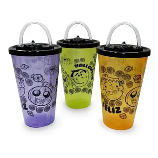 Vaso Pitillo Personajes 16 Onz Fantiplas