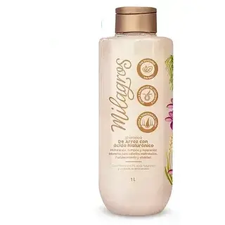 Shampoo De Arroz En Litro Milagros