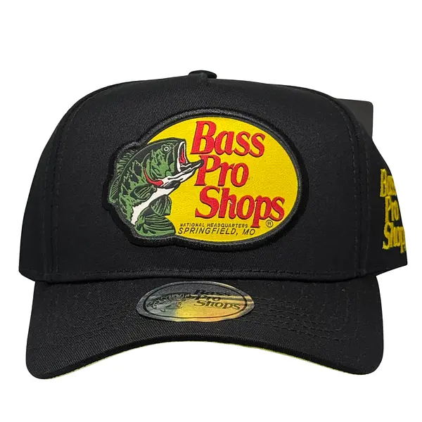 Bass Pro Shops Negra Parche Amarillo