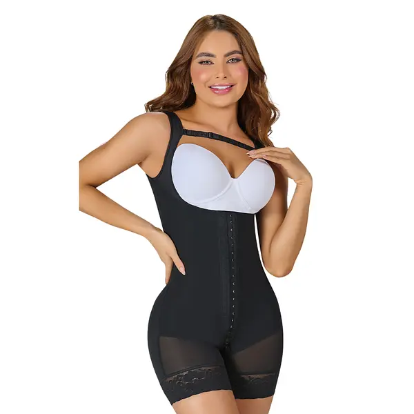 Ref 0065 Faja Media Pierna Con Sisa En Espalda