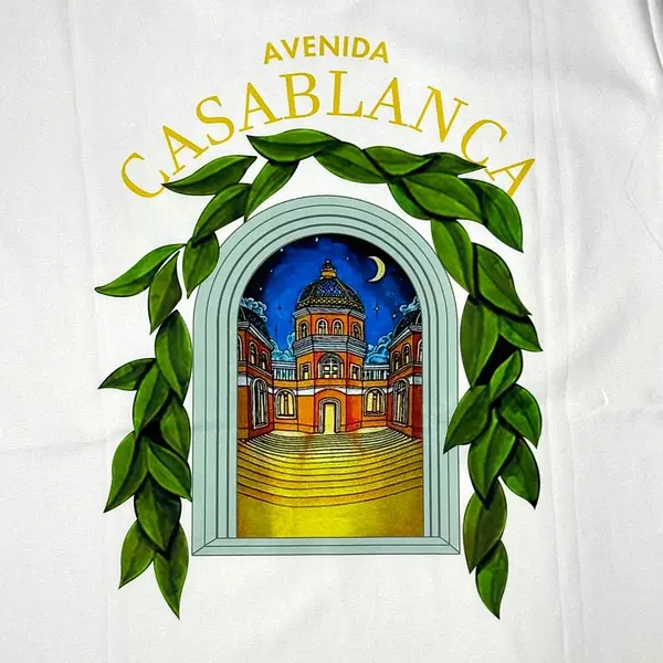 Camiseta Blanca Talla L Con Estampado Casablanca