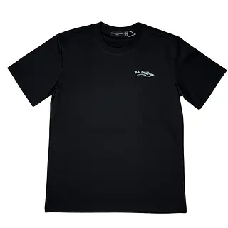 Camiseta Negra Talla L Con Estampado Balenciaga