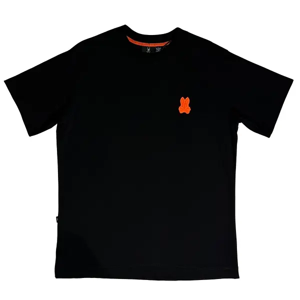 Camiseta Negra Talla L Con Estampado Psychobunny