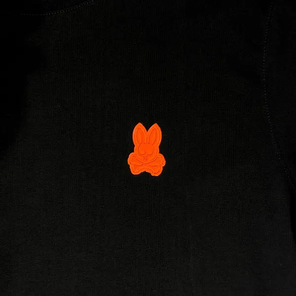 Camiseta Negra Talla L Con Estampado Psychobunny