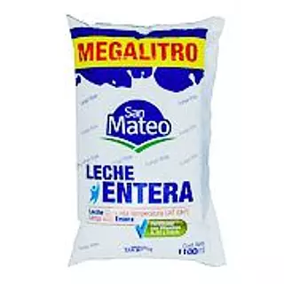 Leche Entera 1100 Ml San Mateo X 6 Und