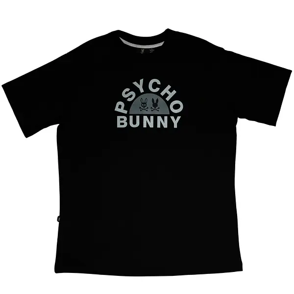 Camiseta Negra Talla Xl Con Estampado Psychobunny